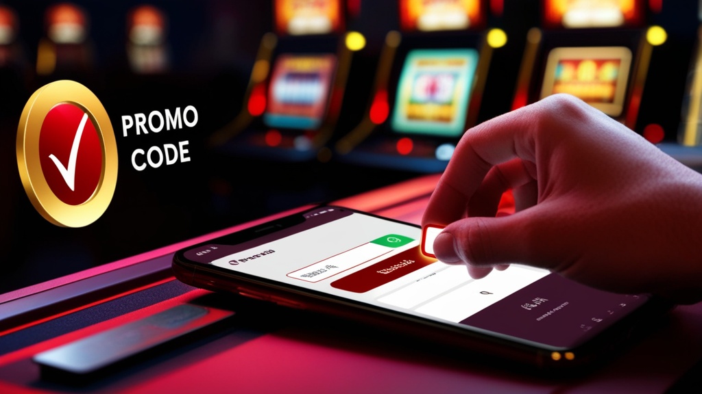 Pessoa a inserir código promocional num formulário de registo de casino
