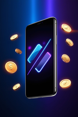 Smartphone com app casino Posido
